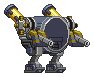 Corpo de Mecha Charger-00 em um mecha completo
