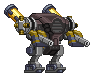 Protótipo de Corpo de Mecha Emissário em um mecha completo