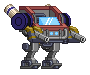 Impulsores de Contrapeso em um mecha completo