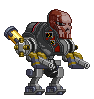 XS R-03c Pirata Rho Mecha em um mecha completo