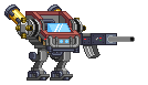 Canhão Shermech em um mecha completo