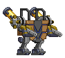 Corpo de Mecha do Domínio em um mecha completo