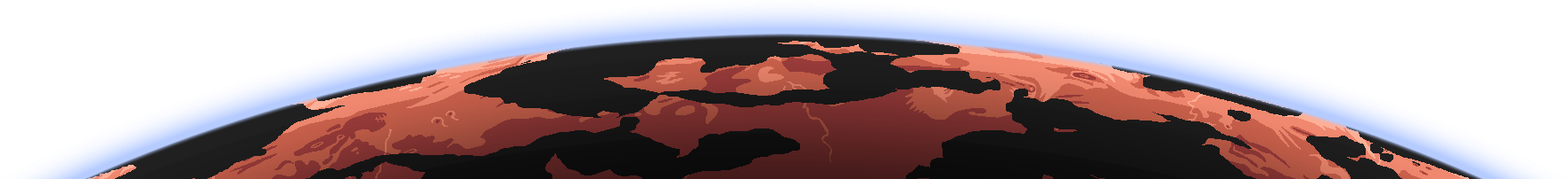 Horizonte planetário de Deserto Devastado