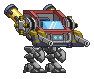 Pernas de Mecha de Sudário em um mecha completo