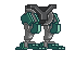 Animação isolada de Pernas de Mecha Rho XS