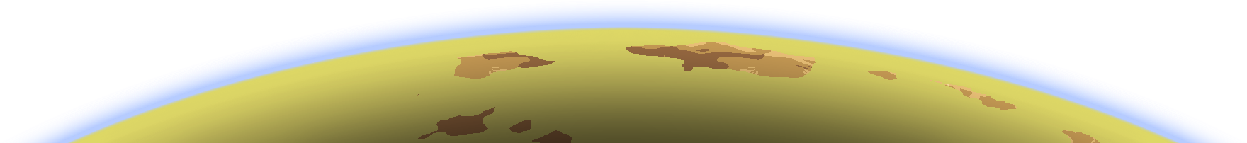 Horizonte planetário de Oceano Sulfúrico