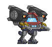 XS T-17 Theta Mecha Impulsionadores em um mecha completo