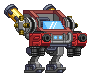 Braço de Chama em um mecha completo
