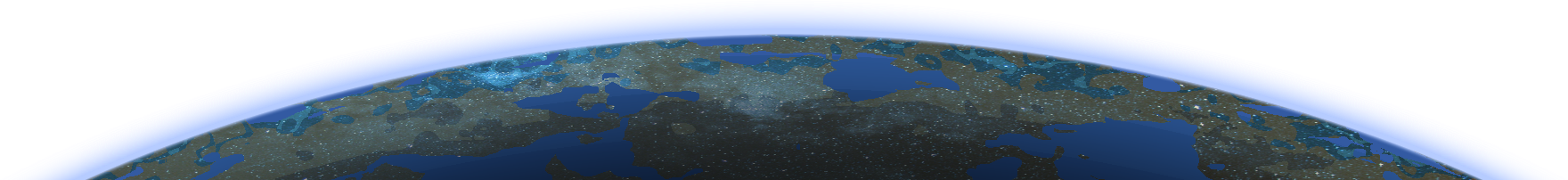 Horizonte planetário de Deserto Azul