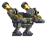 Corpo de Mech XM7 Lutador em um mecha completo
