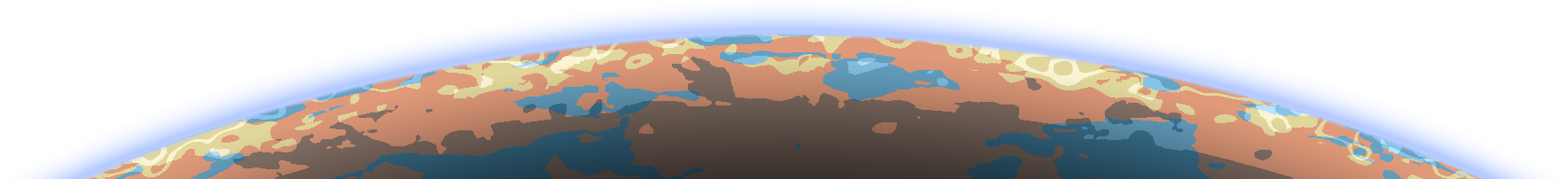 Horizonte planetário de Deserto Arcano
