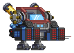 Lançador de Mísseis Swarmfly em um mecha completo