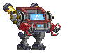 Canhão de Mineração III em um mecha completo