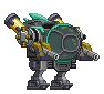 Corpo de Mech Naiad em um mecha completo