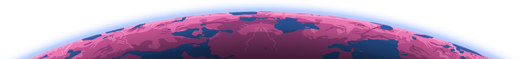 Horizonte planetário de Mundo Cristalino