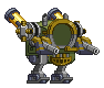 Corpo de Mecha Marechal-00 em um mecha completo