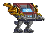 Propulsores de Mecha Zed em um mecha completo