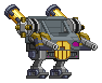 Corpo de Mecha Pacificador em um mecha completo