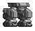 Animação isolada de Pernas de Mech XM9 Tremor