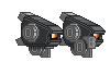 Animação isolada de XS T-17 Theta Mecha Impulsionadores