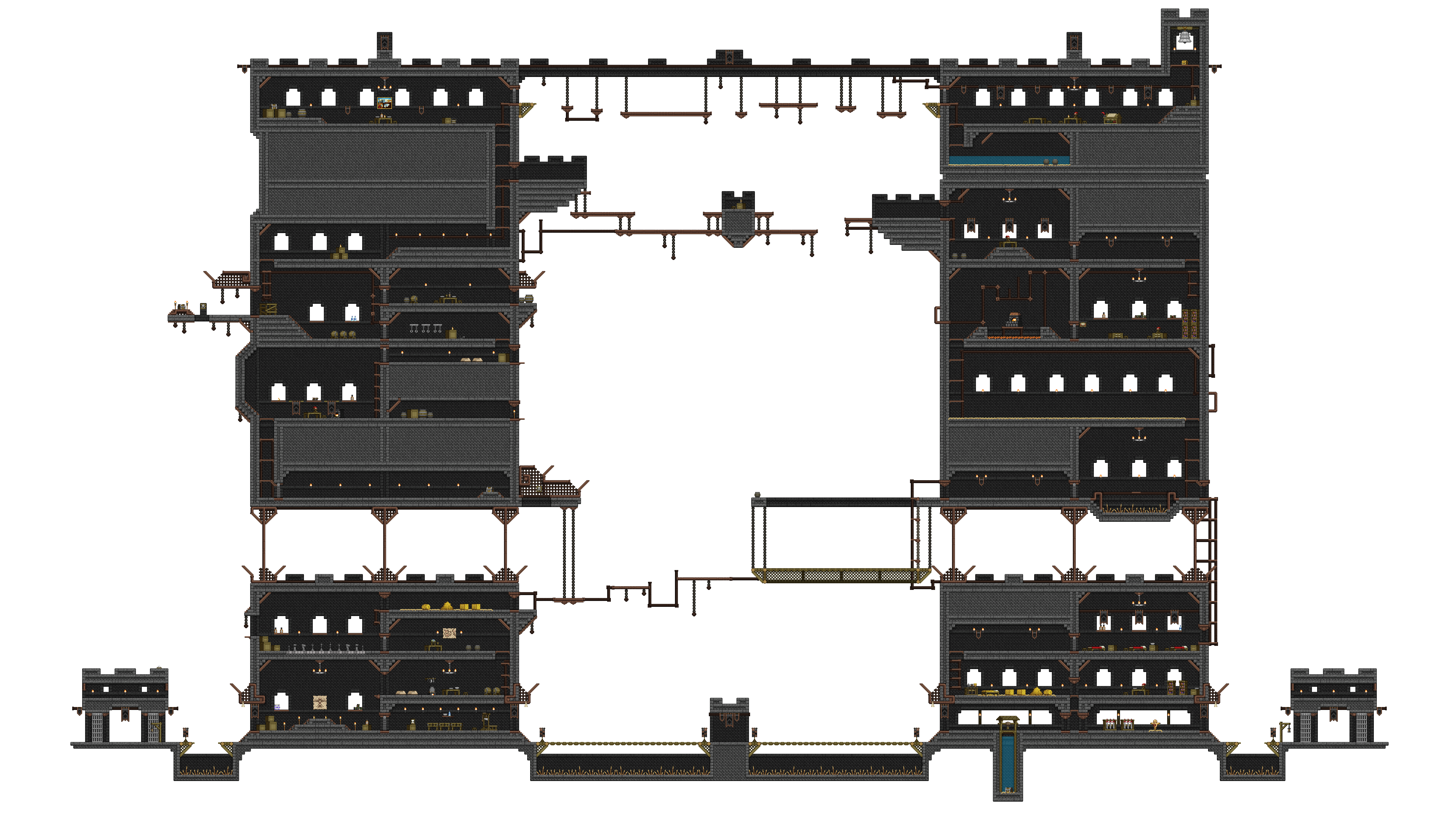 Mapa de Fortaleza Glitch