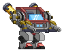 Pernas de Mech Kitsune em um mecha completo
