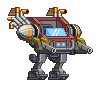 Propulsores de Mecha Astro em um mecha completo