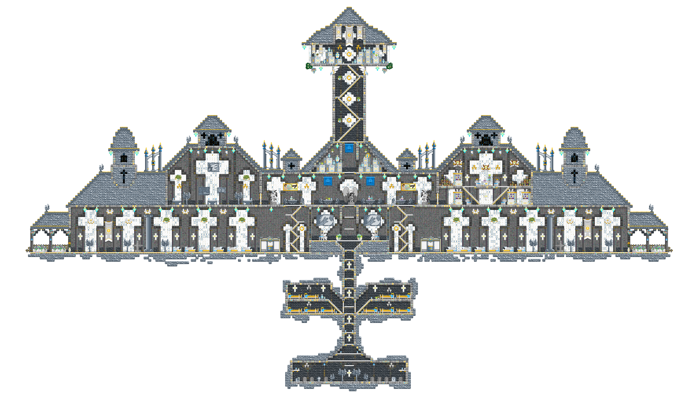 Mapa de Grande Templo dos Anjos