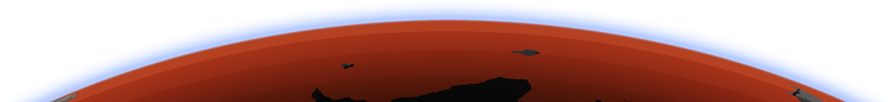 Horizonte planetário de Lava