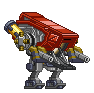 Corpo Mecha XS T-17 Theta em um mecha completo
