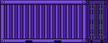 Cena de Contêiner Roxo
