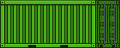 Cena de Contêiner Verde