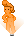 Cena de Dançarino Holográfico Laranja