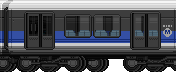 Cena de Trem Metropolitano do Meio