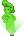 Cena de Dançarino Holográfico Verde