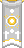 Cena de Estandarte Angelical de Parede Médio