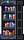 Cena de Estante de Livros de Ébano