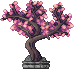 Cena de Árvore de Flores de Cerejeira