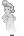 Cena de Dançarino Holográfico Branco