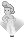 Animação de Dançarino Holográfico Branco