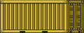 Cena de Contêiner Amarelo