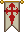 Cena de Bandeira de Cruzado Montada na Parede