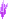 Cena de Cristal Flutuante Roxo S
