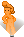 Animação de Dançarino Holográfico Laranja